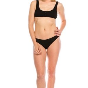 Kendal + Kylie Henley Black Bikini